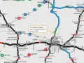 Mapa drogowa Polski, ukazująca drogę do poznania przez sieć autostrad i dróg krajowych, z zaznaczonymi miastami i węzłami.