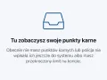 Ikona folderu i tekst: "Tu zobaczysz swoje punkty karne". Obecnie brak punktów, ale uwaga na recydywę za prędkość!