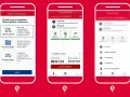 Aplikacja do obsługi autostradą A2 opłaty e-toll. Wybór typu pojazdu, szczegóły przejazdu i stan konta.