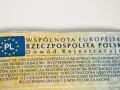 Fragment dokumentu z napisem "Dowód Rejestracyjny", symbolami Unii Europejskiej i oznaczeniem "PL".