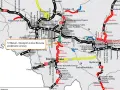 Mapa drogowa z zaznaczoną trasą S1 między Bieruniem a Oświęcimiem, z informacją o podpisaniu umowy.