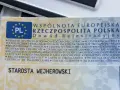 Wniosek o wydanie wtórnika dowodu rejestracyjnego. Dokument "Dowód Rejestracyjny" z pieczęcią "Starosta Wejherowski".