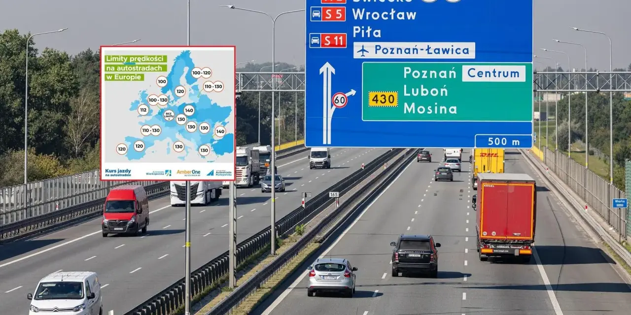 Ograniczenia prędkości na autostradzie: 140 km/h to nie wszystko!