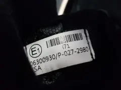 E1, i71, 06300930/P-027-2980, SA - etykieta z homologacją ECE na produkcie.