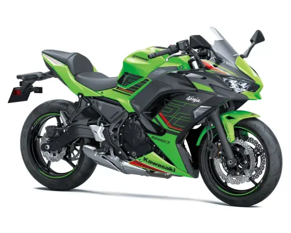 Zielony Kawasaki Ninja 650 z czarnymi akcentami. Poznaj jego kawasaki ninja 650 dane techniczne i poczuj moc!