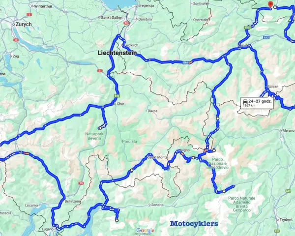Alpy motocyklem z Polski: Gotowe trasy, koszty i porady!