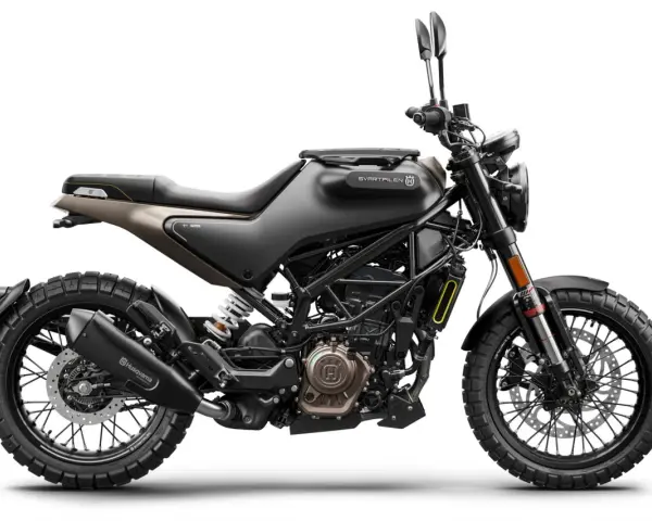 Stylowy motocykl Husqvarna Svartpilen 125, gotowy na miejskie przygody. Jego maksymalna prędkość pozwoli Ci poczuć wolność.