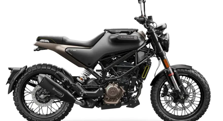 Stylowy motocykl Husqvarna Svartpilen 125, gotowy na miejskie przygody. Jego maksymalna prędkość pozwoli Ci poczuć wolność.