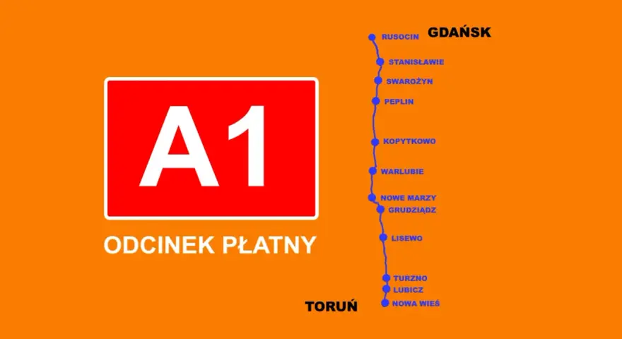 Autostrada A1: 568 km gotowe! Długość, trasa, opłaty i ciekawostki