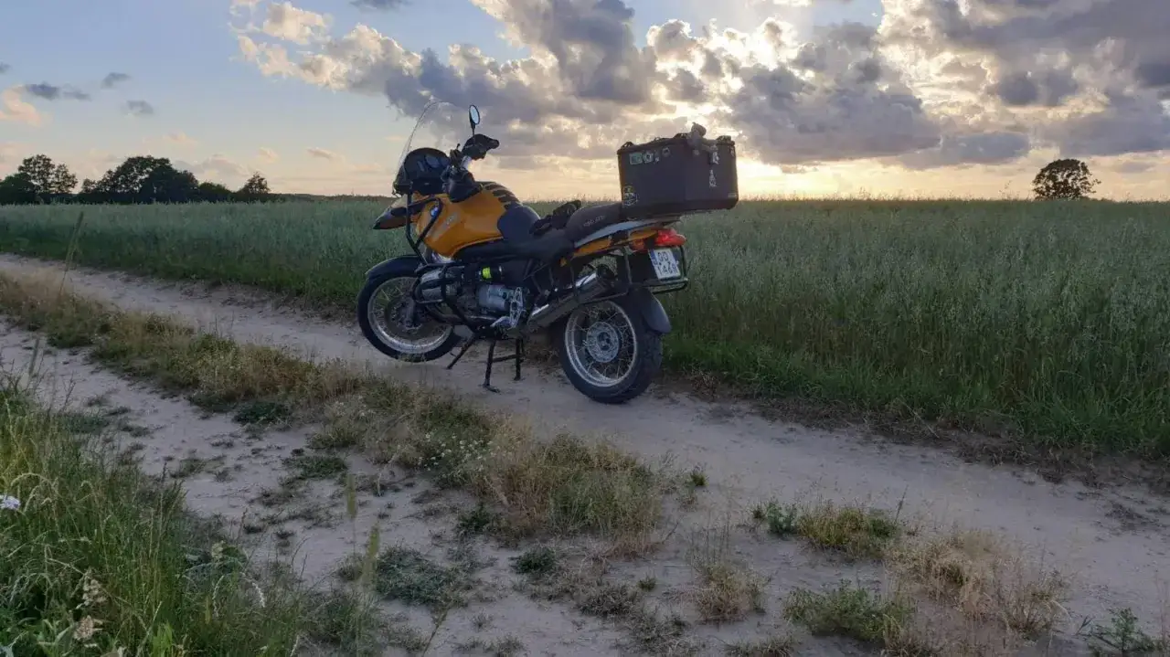 Kaszuby motocyklem malownicza droga