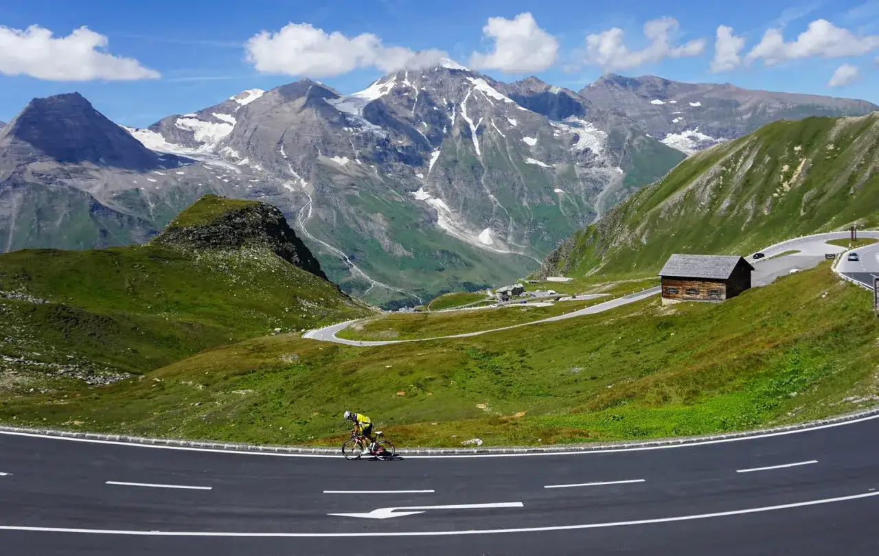 mapa dojazdu Grossglockner z Polski motocyklem