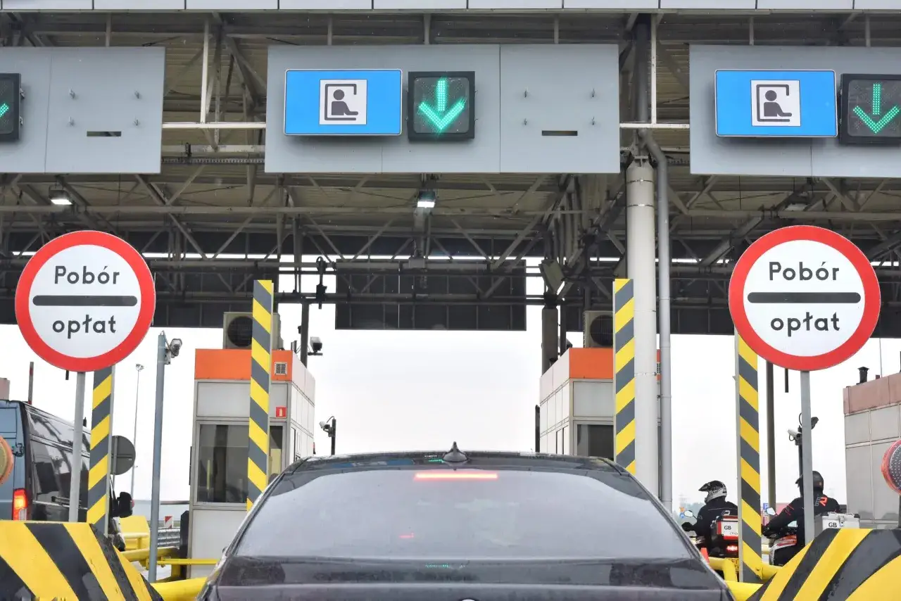 Autostrada A1 AmberGO bramka videotolling