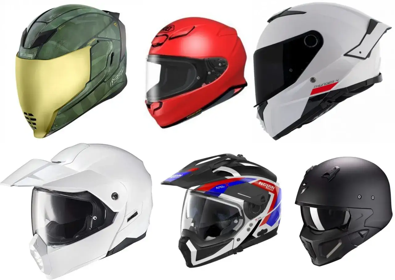 Rodzaje kasków motocyklowych porównanie