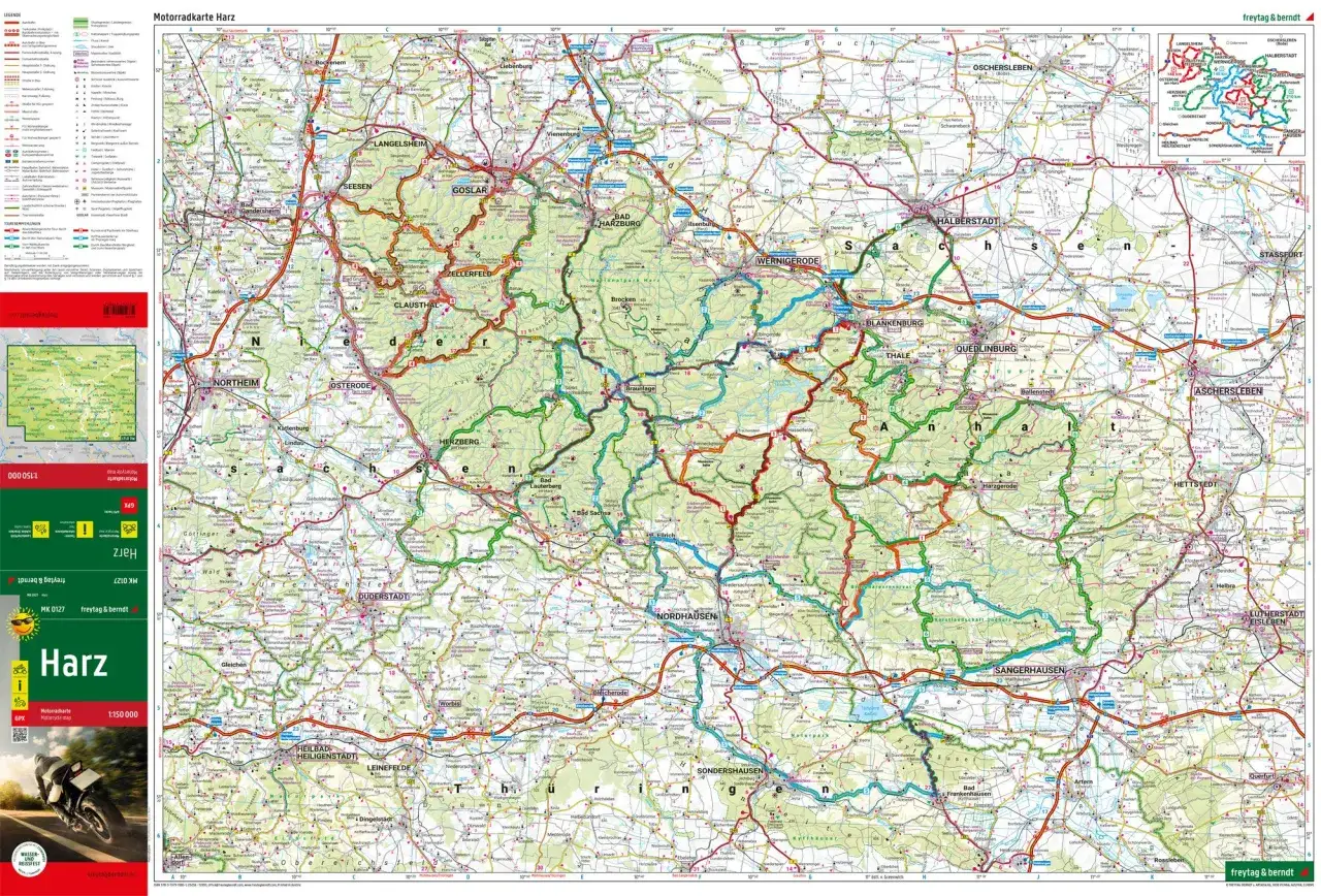 Mapa tras motocyklowych wojew&oacute;dztwo ł&oacute;dzkie