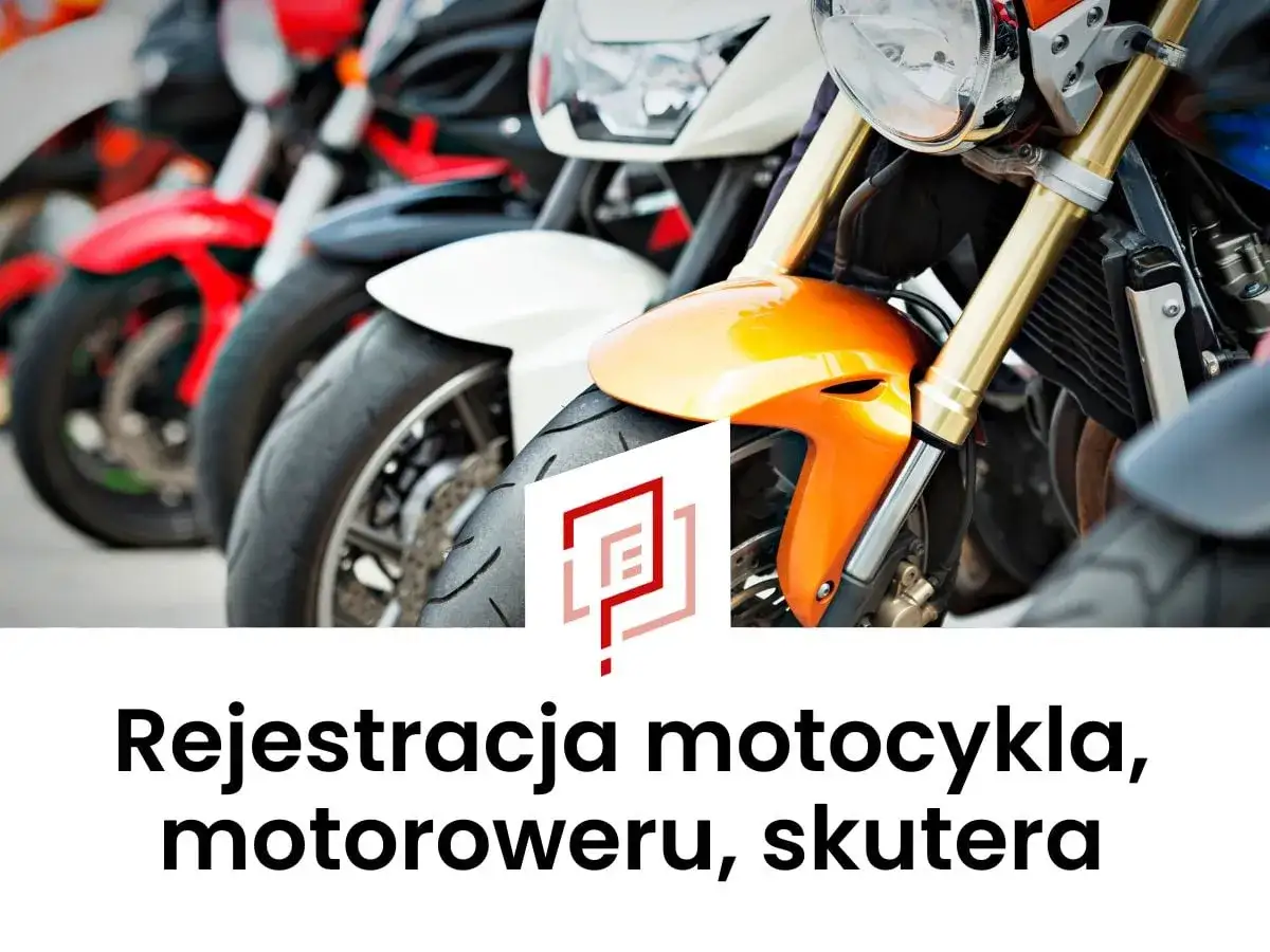 Rząd motocykli i skuterów. Dowiedz się, jaki jest koszt przerejestrowania motocykla, motoroweru lub skutera.