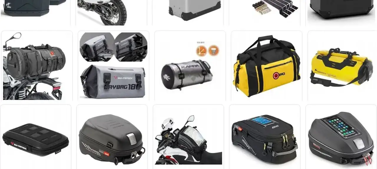 systemy bagażowe motocyklowe kufry sakwy rollbag