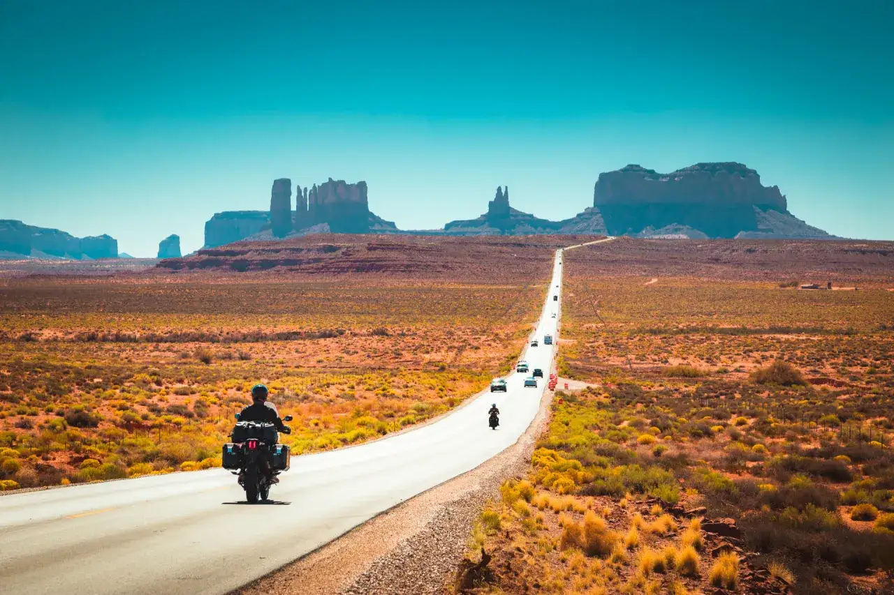 motocykl na Route 66